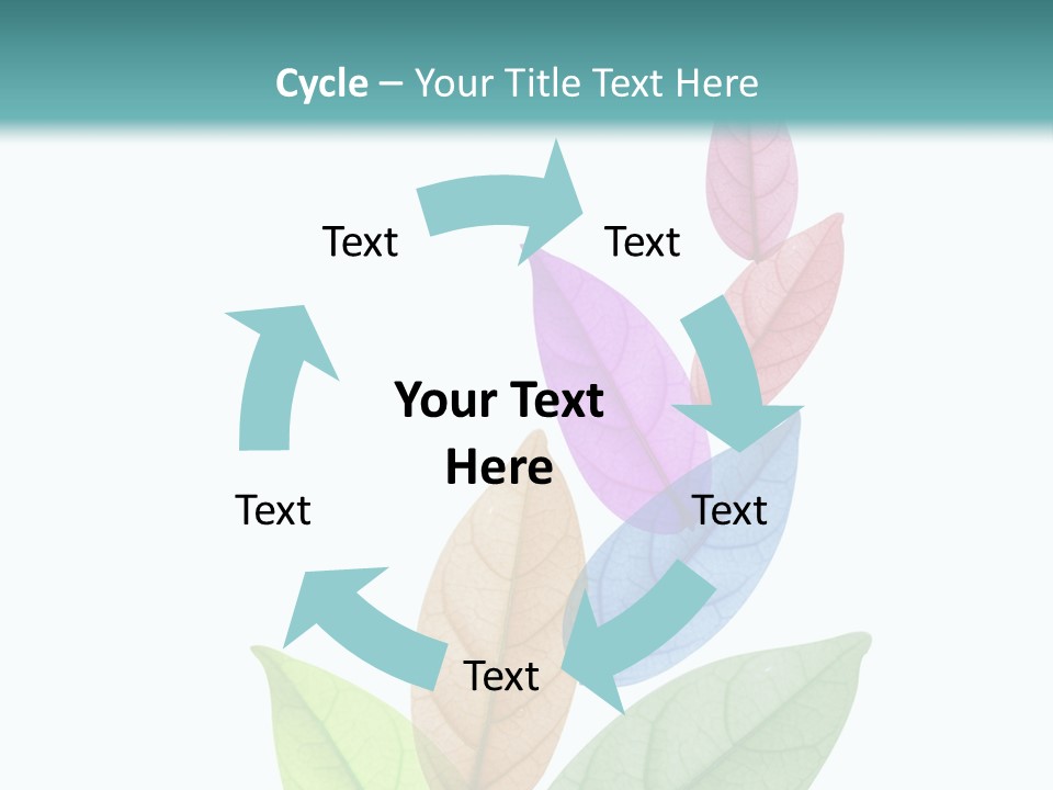A Colorful Leaf Powerpoint Presentation PowerPoint Template