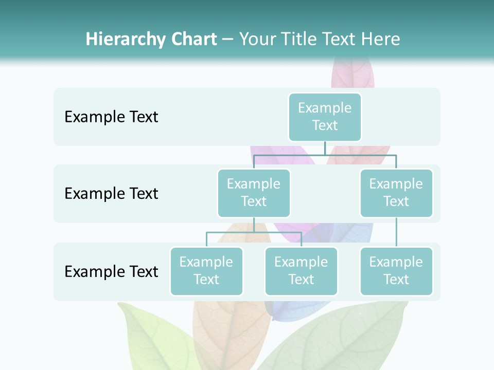 A Colorful Leaf Powerpoint Presentation PowerPoint Template