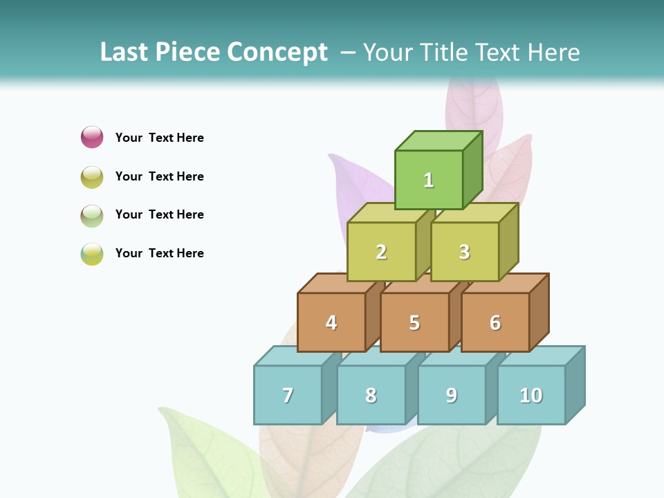 A Colorful Leaf Powerpoint Presentation PowerPoint Template