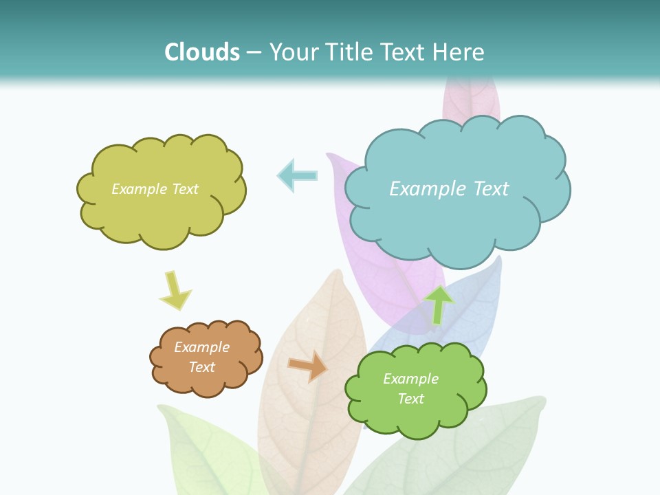 A Colorful Leaf Powerpoint Presentation PowerPoint Template