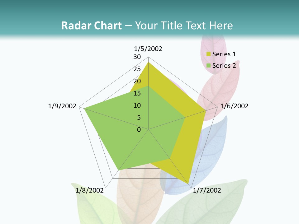 A Colorful Leaf Powerpoint Presentation PowerPoint Template