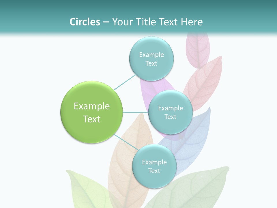 A Colorful Leaf Powerpoint Presentation PowerPoint Template