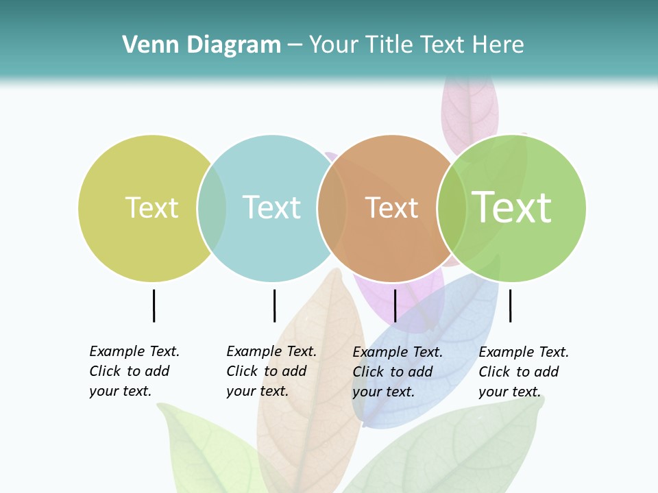 A Colorful Leaf Powerpoint Presentation PowerPoint Template