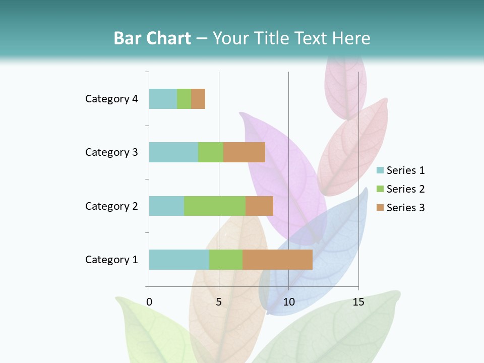 A Colorful Leaf Powerpoint Presentation PowerPoint Template