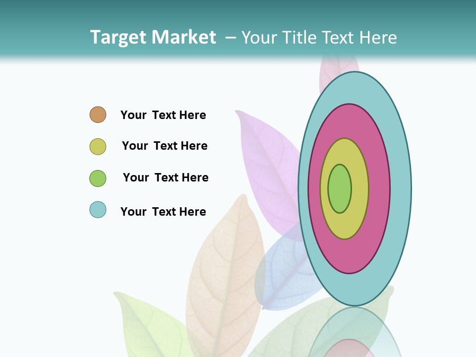A Colorful Leaf Powerpoint Presentation PowerPoint Template