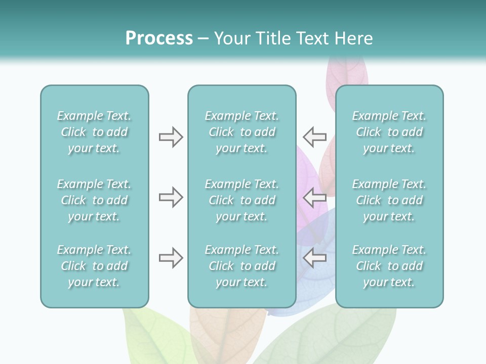 A Colorful Leaf Powerpoint Presentation PowerPoint Template