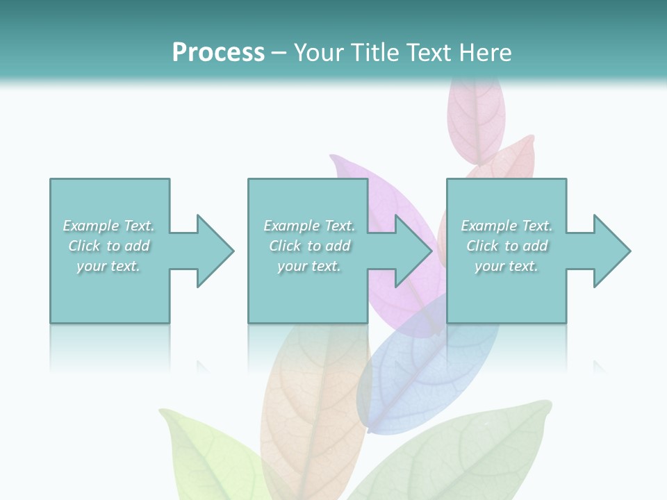 A Colorful Leaf Powerpoint Presentation PowerPoint Template