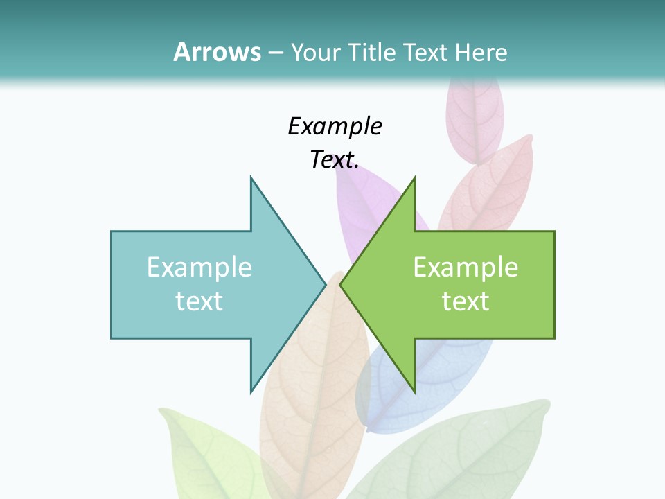 A Colorful Leaf Powerpoint Presentation PowerPoint Template