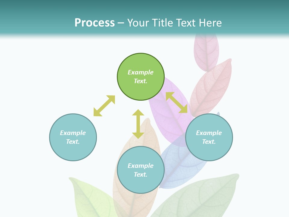 A Colorful Leaf Powerpoint Presentation PowerPoint Template