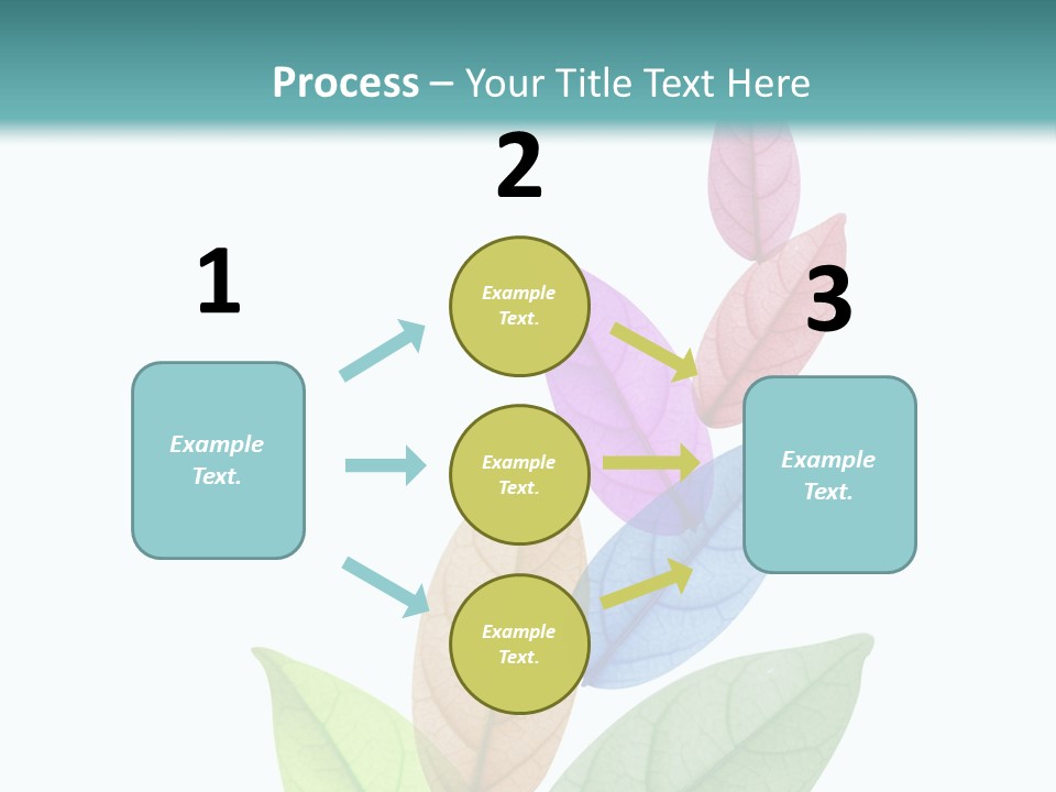 A Colorful Leaf Powerpoint Presentation PowerPoint Template