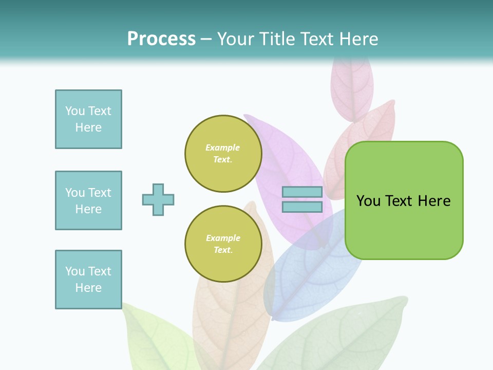 A Colorful Leaf Powerpoint Presentation PowerPoint Template