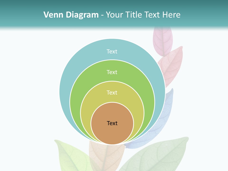 A Colorful Leaf Powerpoint Presentation PowerPoint Template