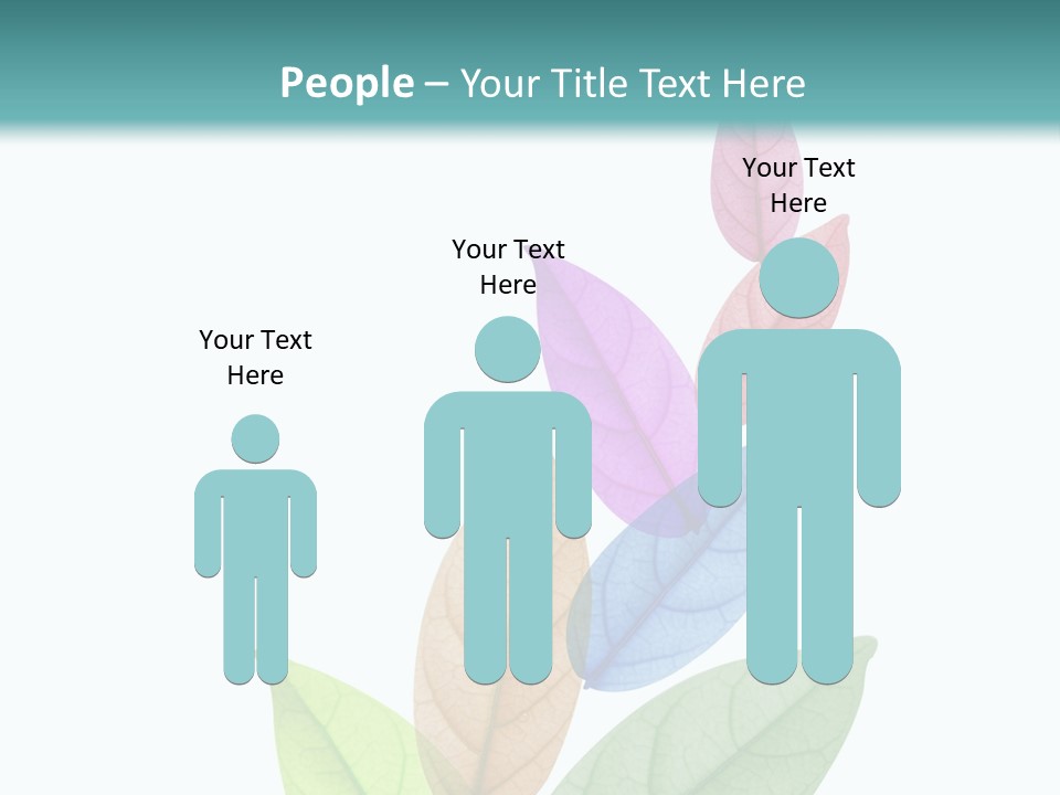 A Colorful Leaf Powerpoint Presentation PowerPoint Template