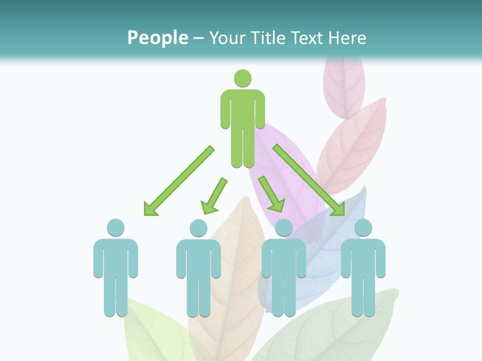 A Colorful Leaf Powerpoint Presentation PowerPoint Template