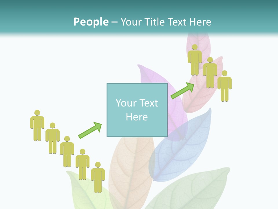 A Colorful Leaf Powerpoint Presentation PowerPoint Template