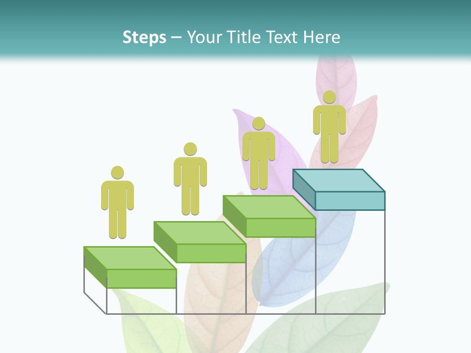 A Colorful Leaf Powerpoint Presentation PowerPoint Template