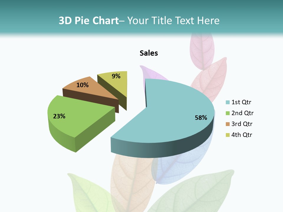 A Colorful Leaf Powerpoint Presentation PowerPoint Template