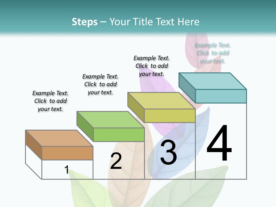 A Colorful Leaf Powerpoint Presentation PowerPoint Template