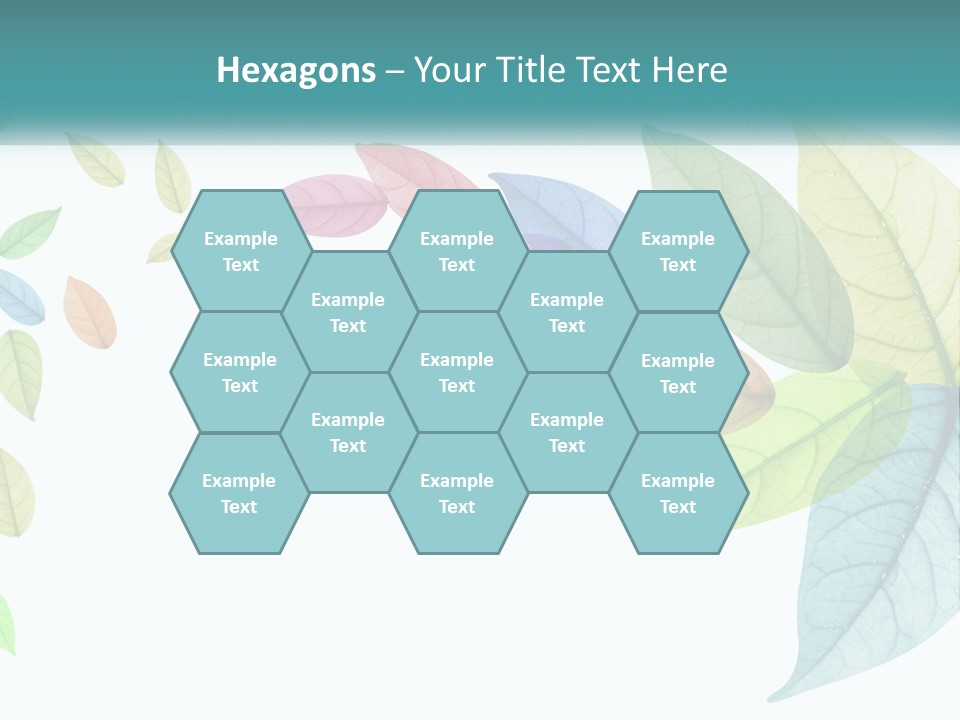 A Colorful Leaf Powerpoint Presentation PowerPoint Template