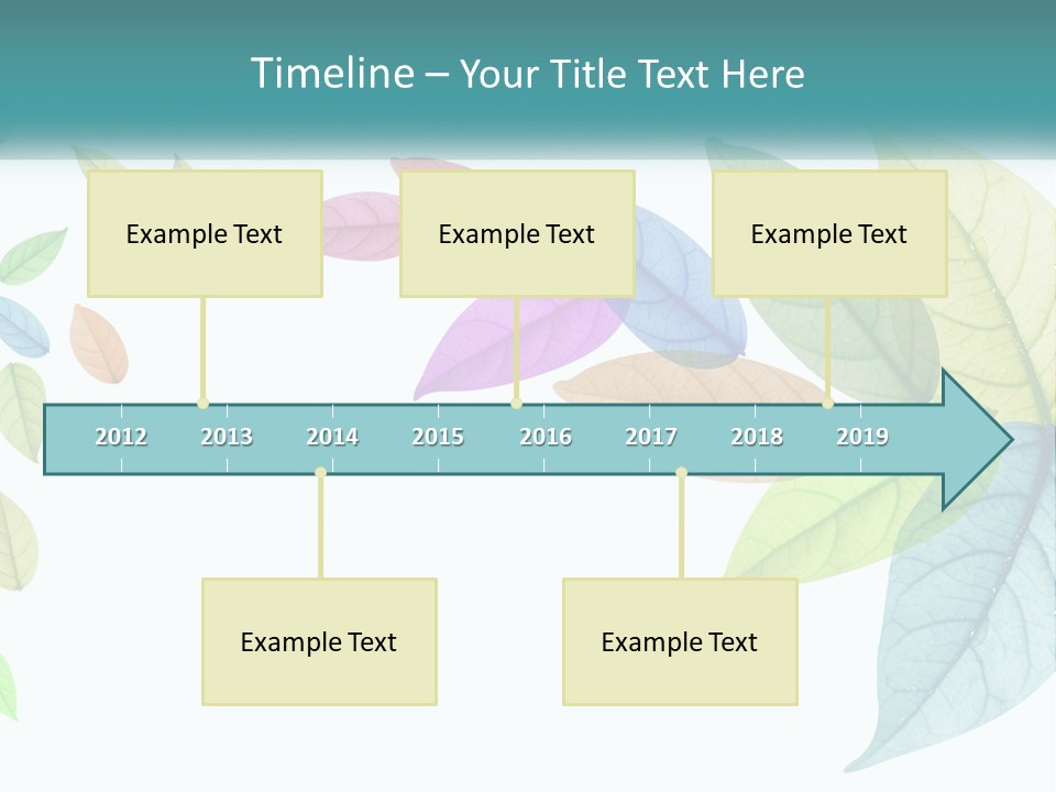 A Colorful Leaf Powerpoint Presentation PowerPoint Template