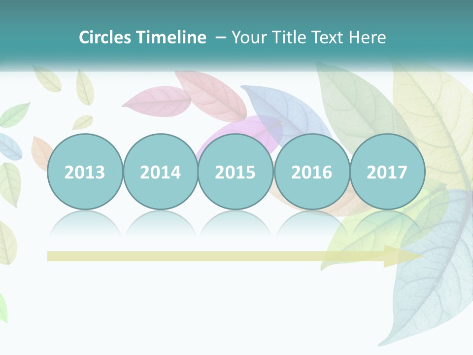 A Colorful Leaf Powerpoint Presentation PowerPoint Template