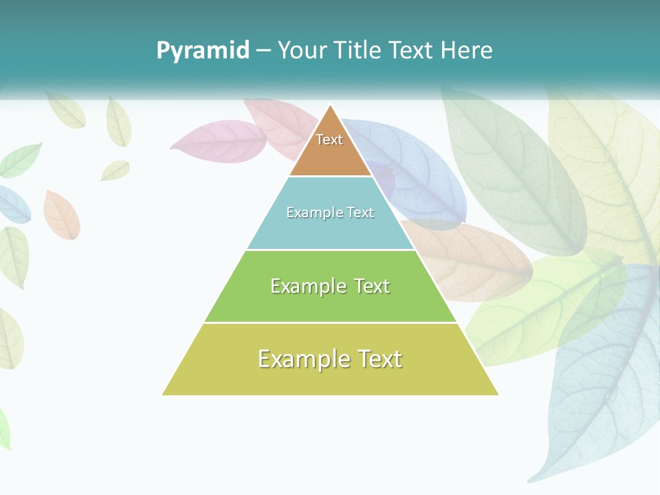 A Colorful Leaf Powerpoint Presentation PowerPoint Template