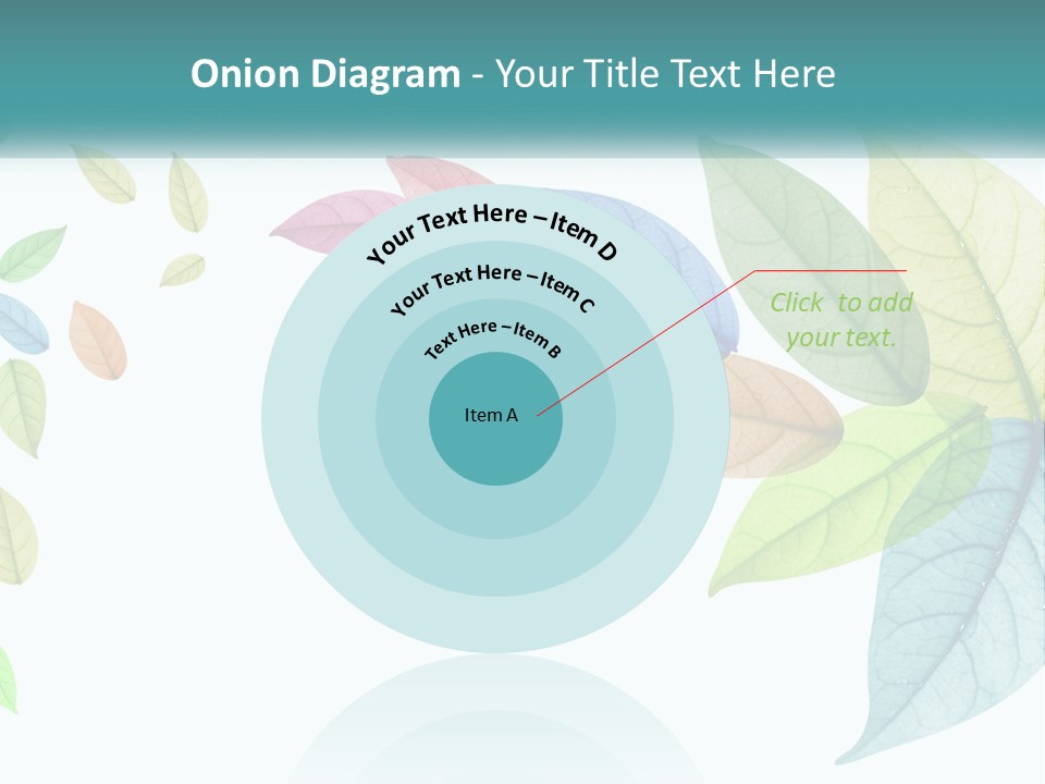 A Colorful Leaf Powerpoint Presentation PowerPoint Template