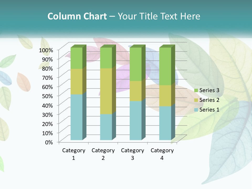 A Colorful Leaf Powerpoint Presentation PowerPoint Template