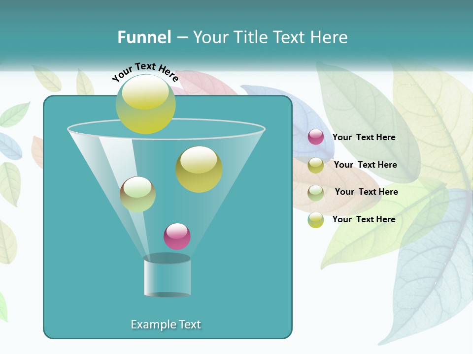 A Colorful Leaf Powerpoint Presentation PowerPoint Template