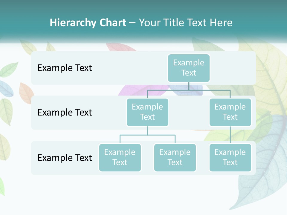 A Colorful Leaf Powerpoint Presentation PowerPoint Template