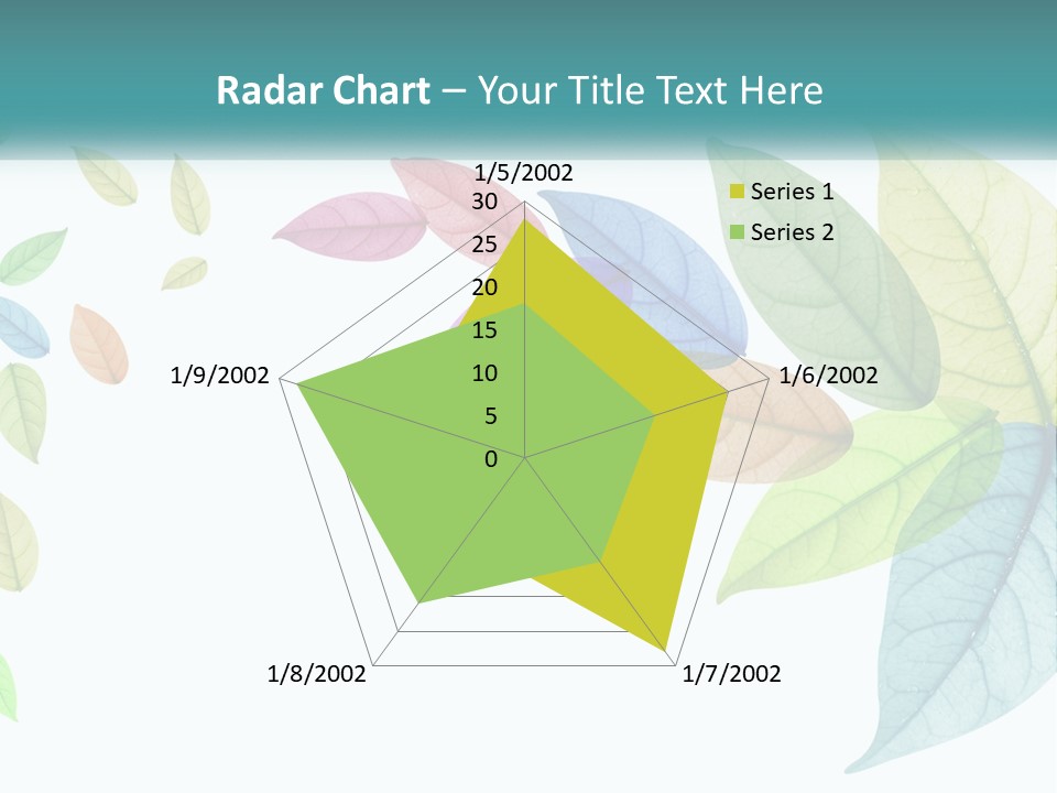 A Colorful Leaf Powerpoint Presentation PowerPoint Template