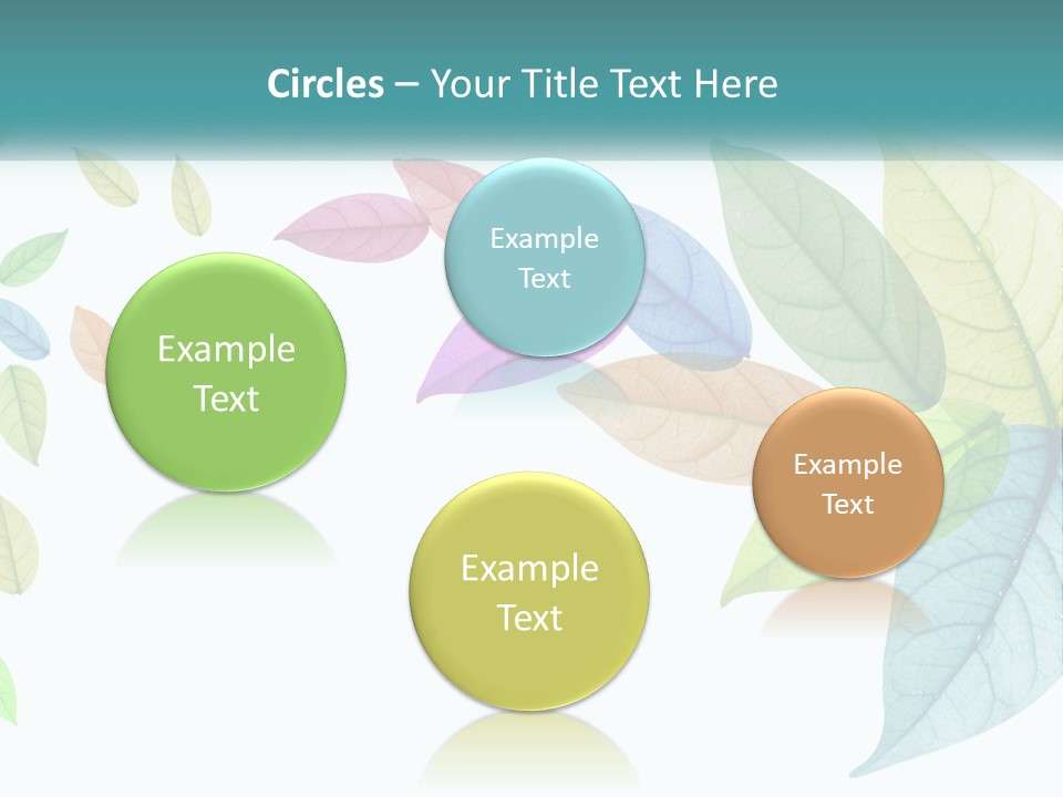 A Colorful Leaf Powerpoint Presentation PowerPoint Template