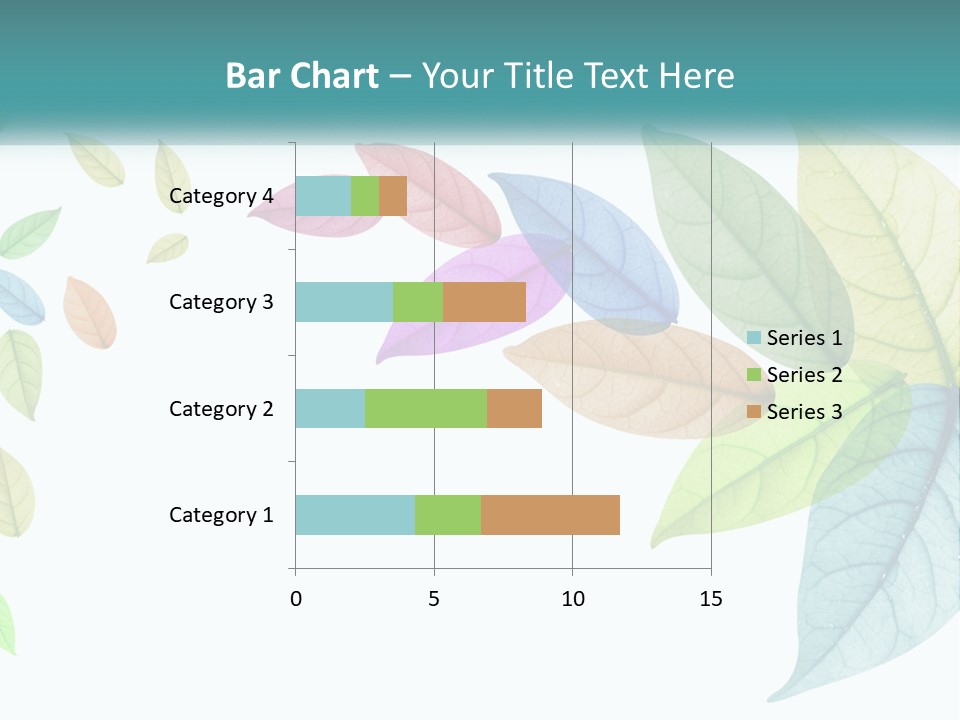 A Colorful Leaf Powerpoint Presentation PowerPoint Template
