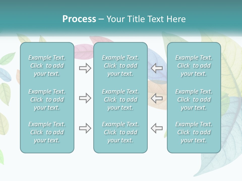 A Colorful Leaf Powerpoint Presentation PowerPoint Template