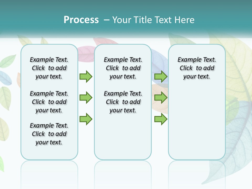 A Colorful Leaf Powerpoint Presentation PowerPoint Template