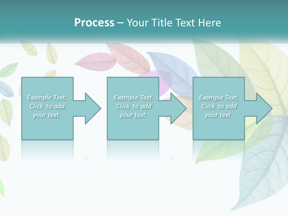A Colorful Leaf Powerpoint Presentation PowerPoint Template