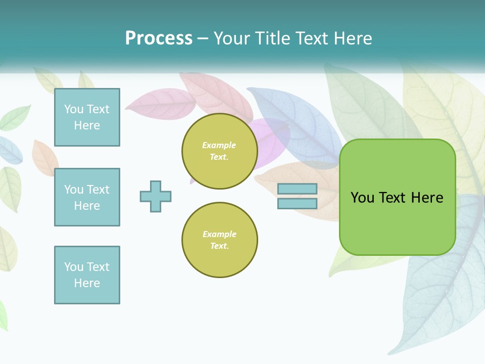 A Colorful Leaf Powerpoint Presentation PowerPoint Template