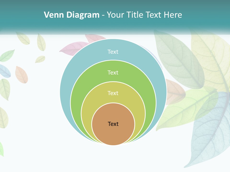 A Colorful Leaf Powerpoint Presentation PowerPoint Template