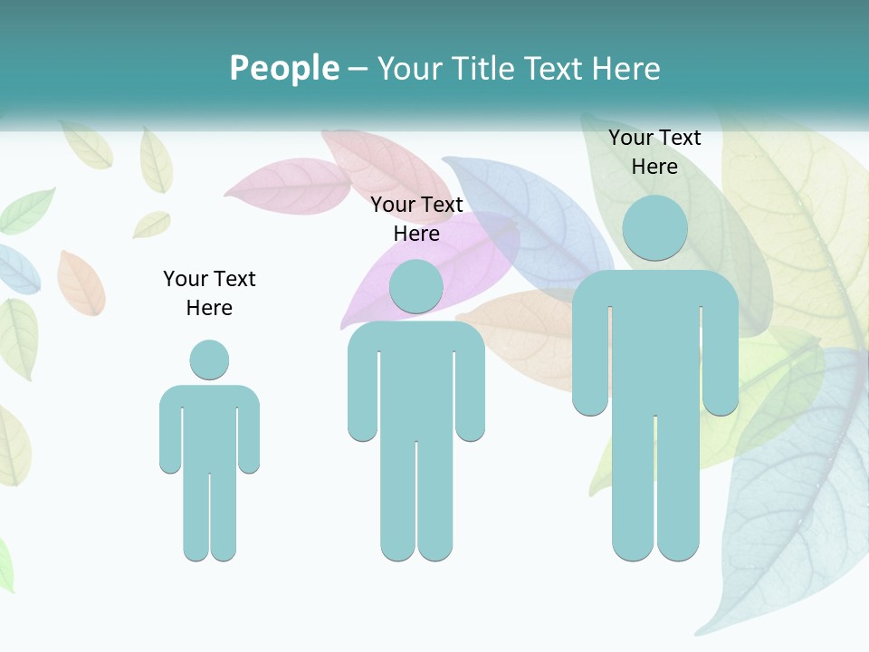 A Colorful Leaf Powerpoint Presentation PowerPoint Template