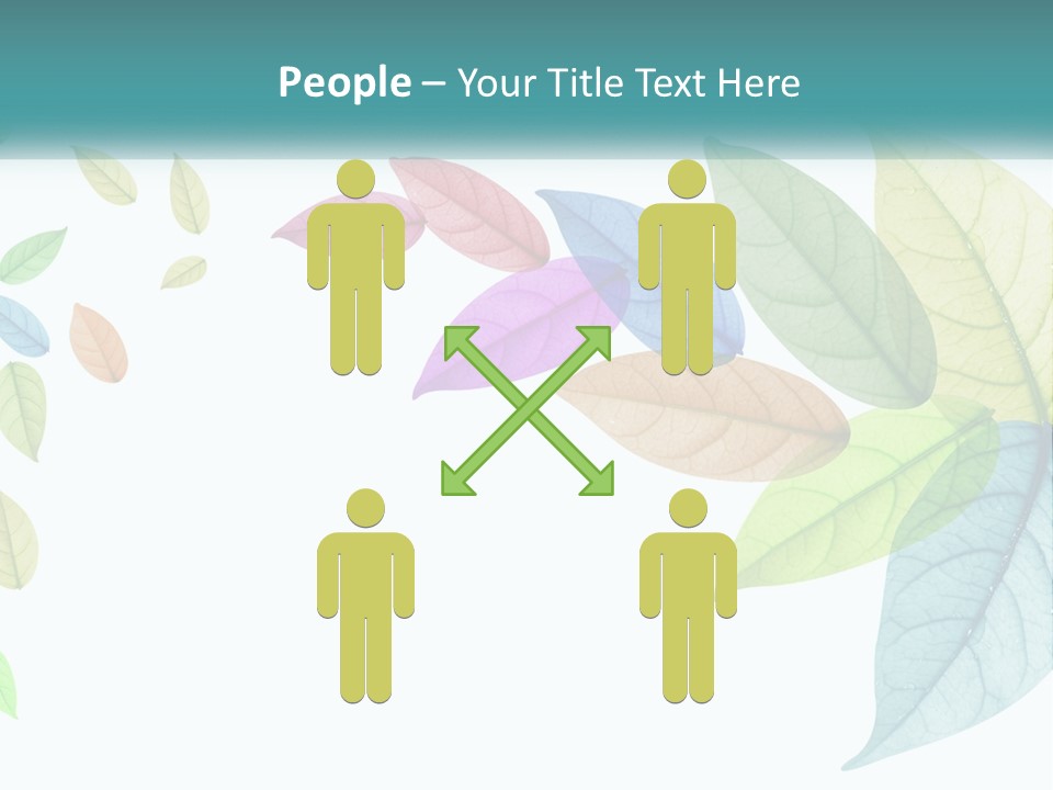 A Colorful Leaf Powerpoint Presentation PowerPoint Template