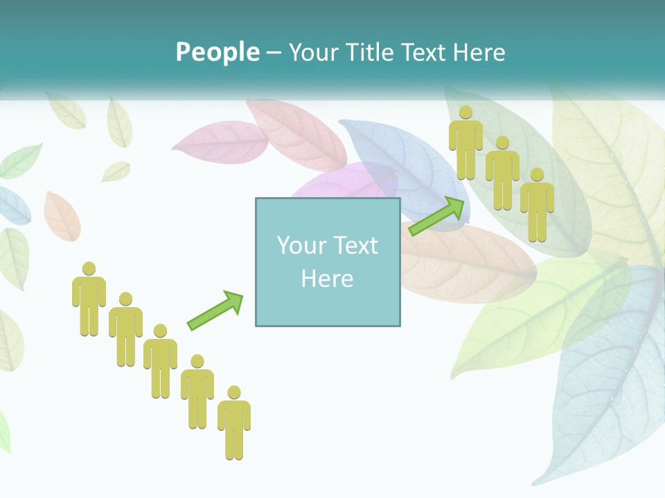 A Colorful Leaf Powerpoint Presentation PowerPoint Template