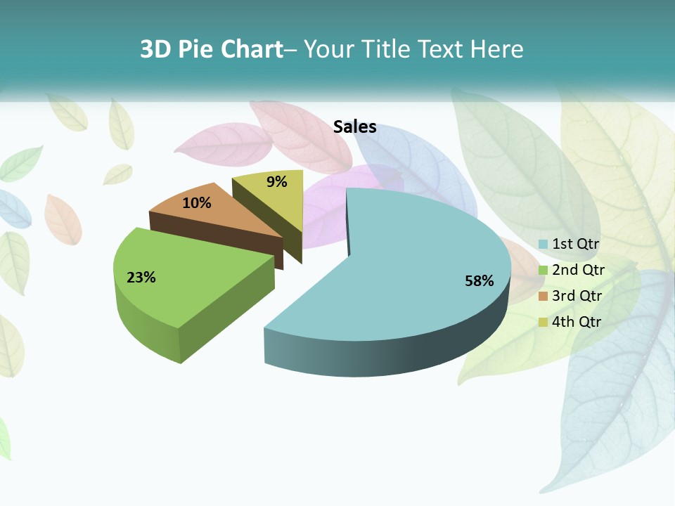 A Colorful Leaf Powerpoint Presentation PowerPoint Template