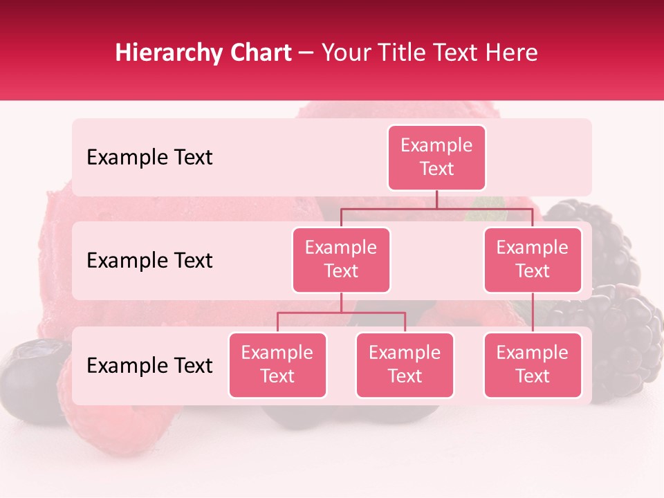 A Scoop Of Ice Cream Surrounded By Berries And Raspberries PowerPoint Template