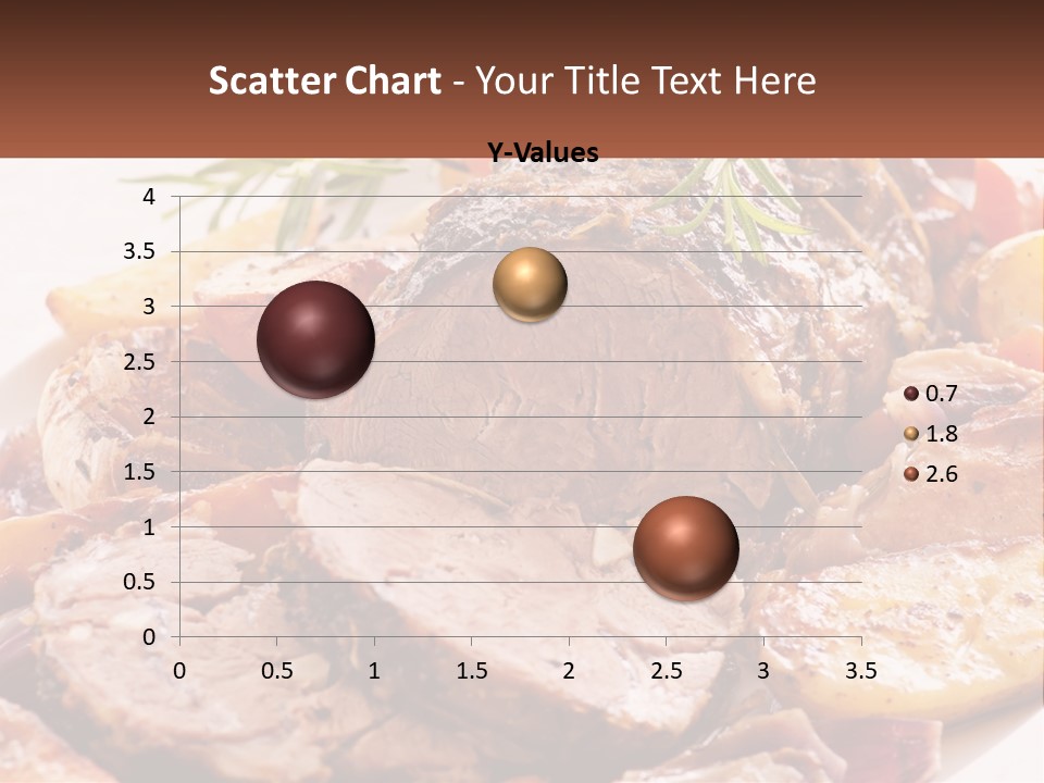 A Plate Of Roast With Potatoes And Carrots PowerPoint Template