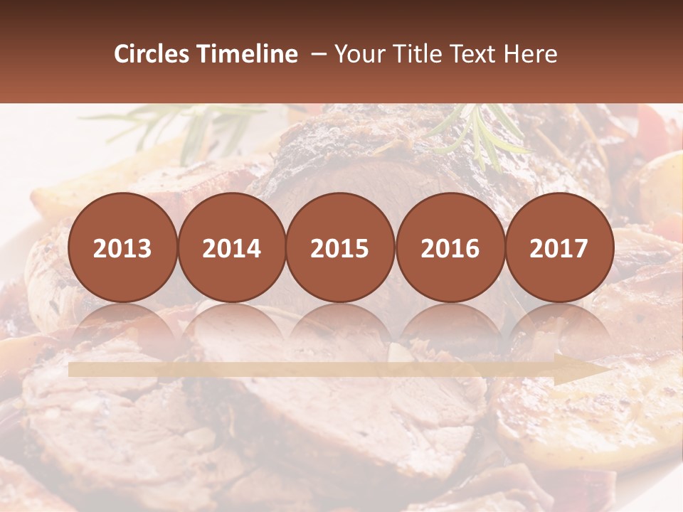 A Plate Of Roast With Potatoes And Carrots PowerPoint Template