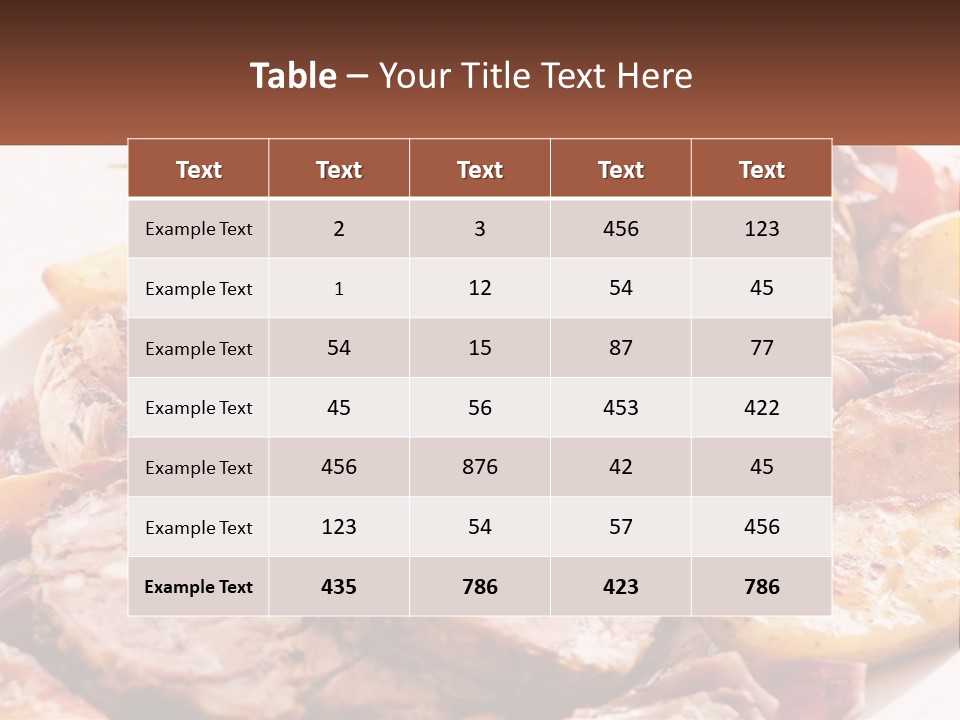 A Plate Of Roast With Potatoes And Carrots PowerPoint Template