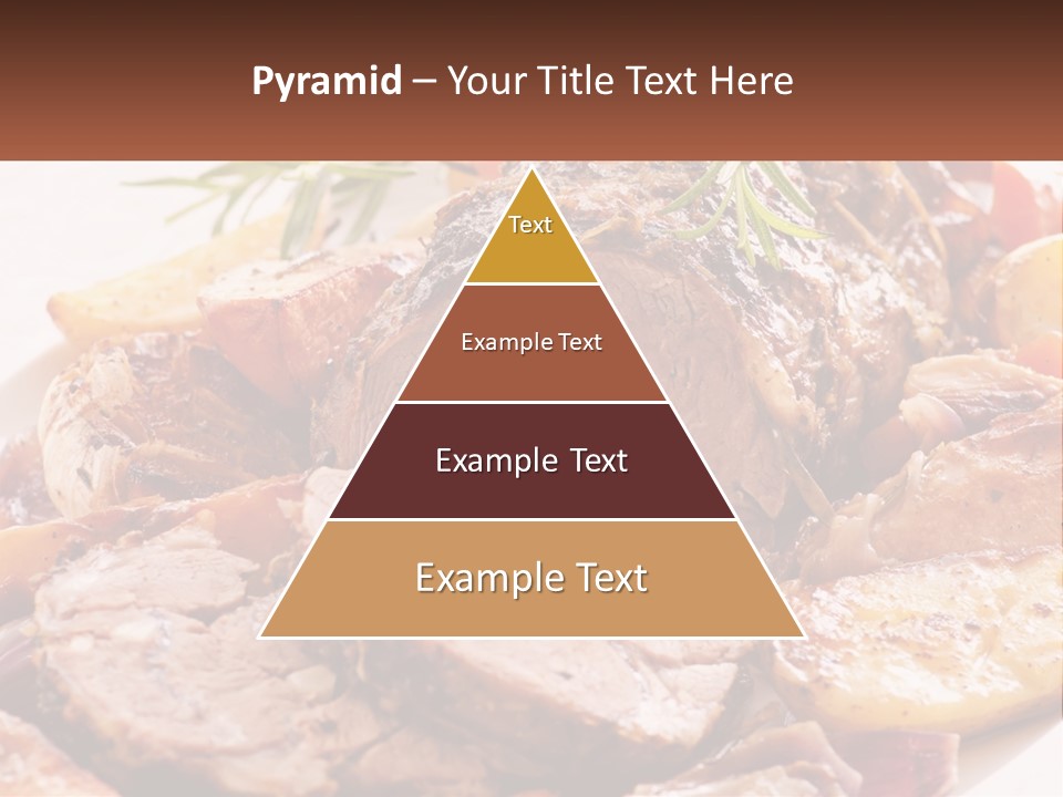 A Plate Of Roast With Potatoes And Carrots PowerPoint Template