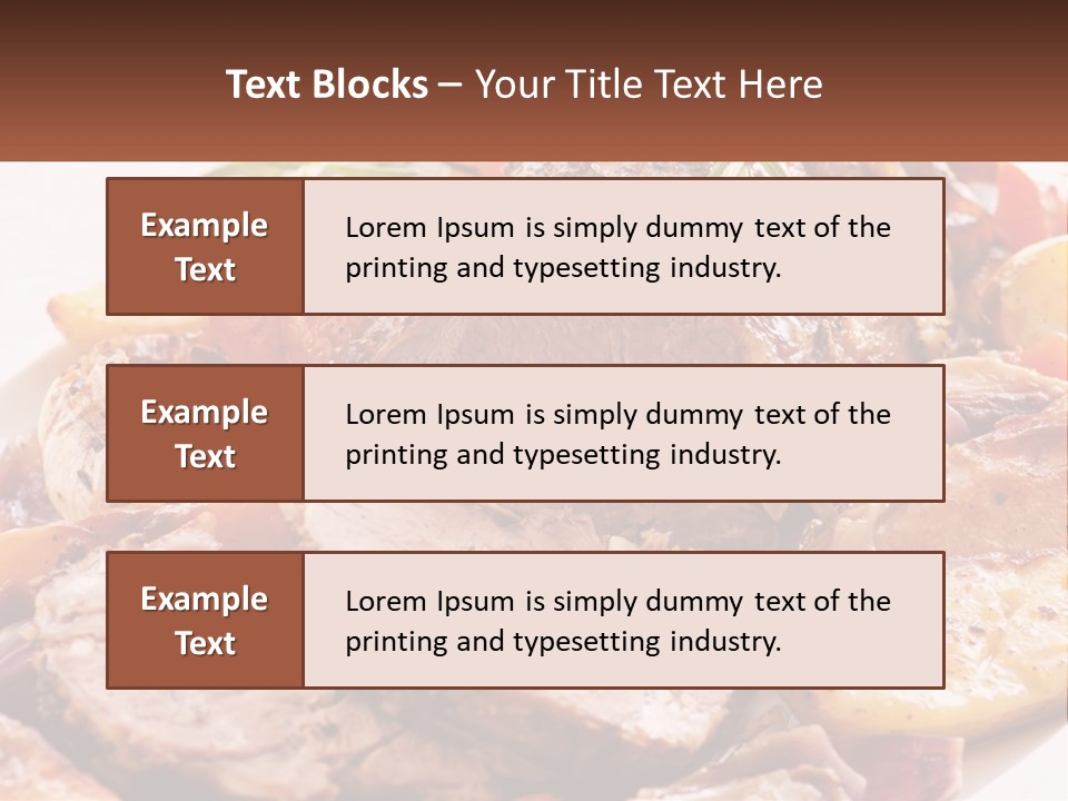 A Plate Of Roast With Potatoes And Carrots PowerPoint Template