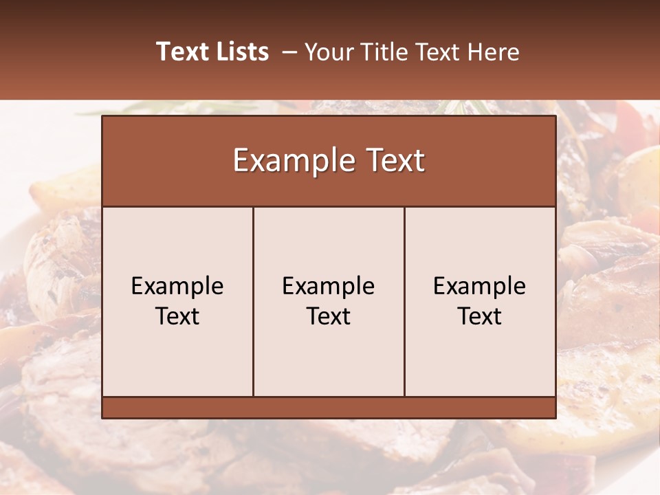 A Plate Of Roast With Potatoes And Carrots PowerPoint Template