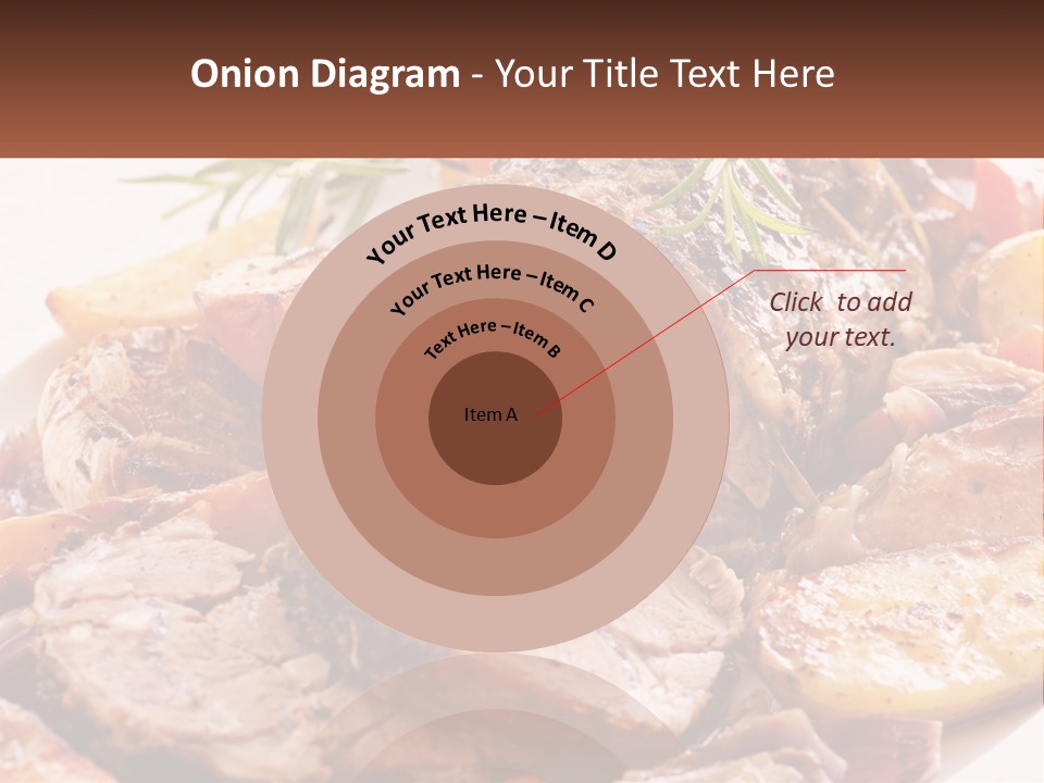 A Plate Of Roast With Potatoes And Carrots PowerPoint Template